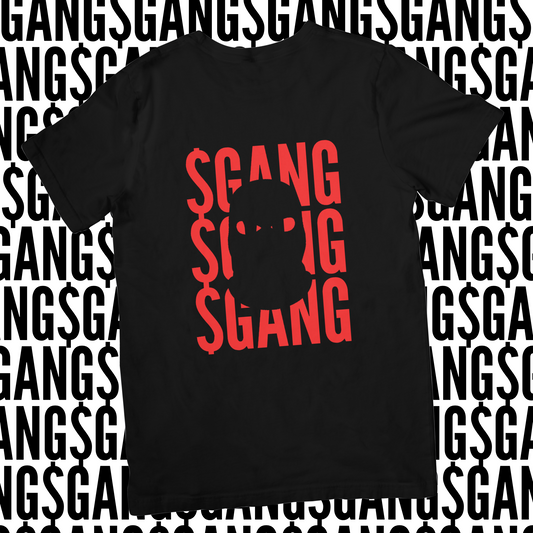 Black / Red $Gang T-shirt